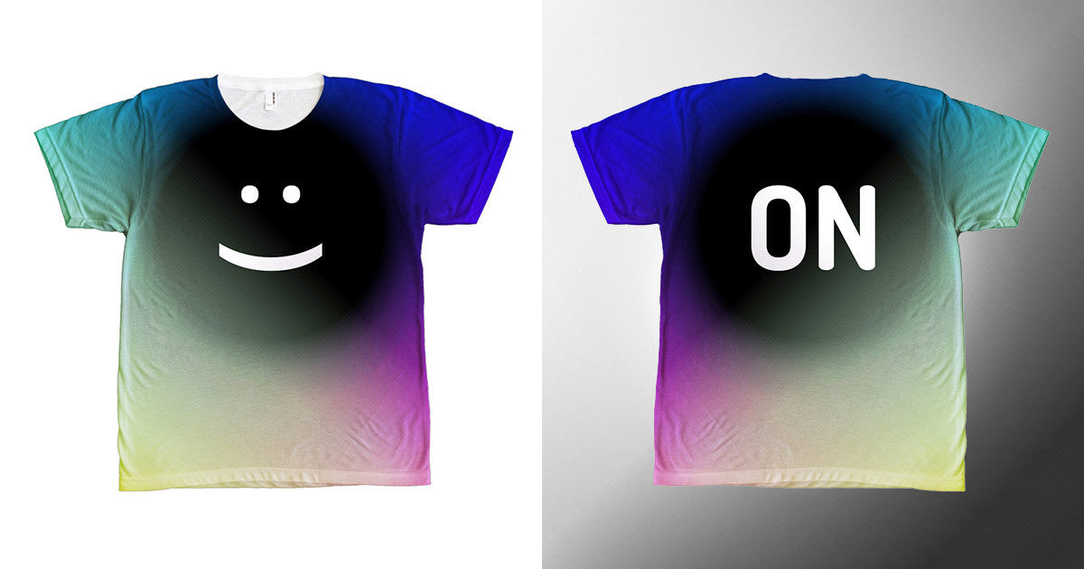 NON smiley/on | allover T - PL401 Sublimation Tshirt - American Apparel - ΚΑΛΟ Shop - 1