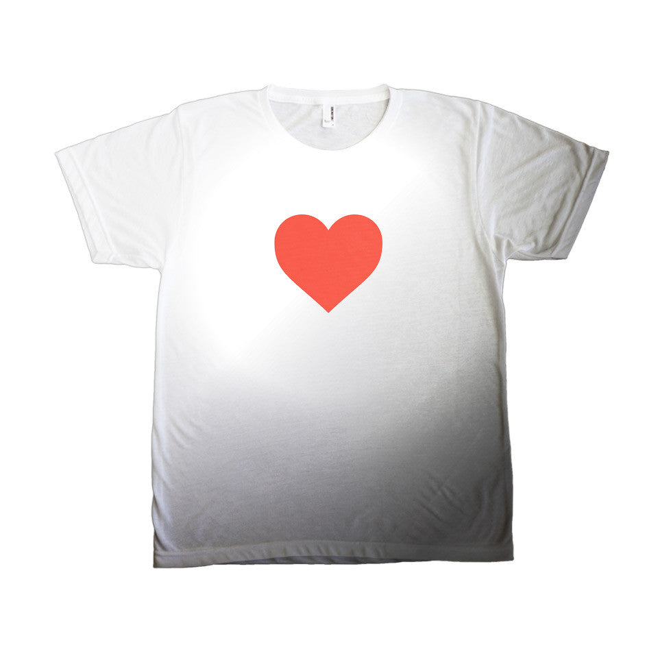 SUN red heart/free | allover T - PL401 Sublimation Tshirt - American Apparel - ΚΑΛΟ Shop - 2