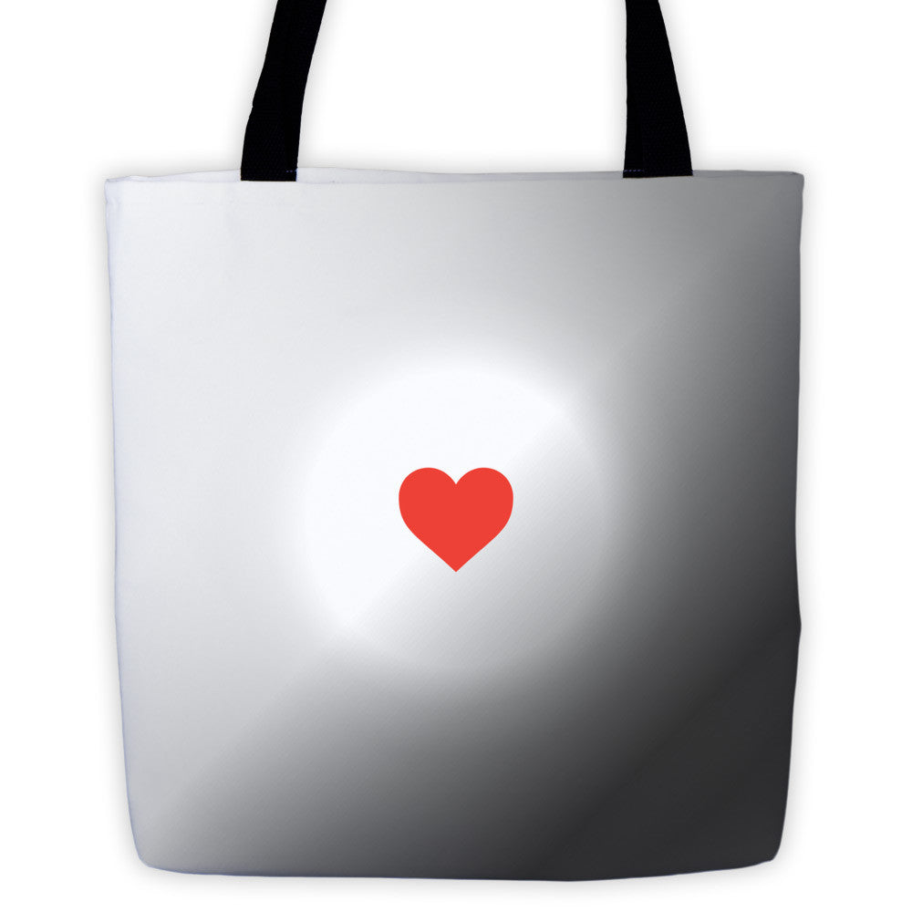 SUNNON red/cyan heart | Allover Tote - All-Over Tote 15x15 in - Printful - ΚΑΛΟ Shop - 5